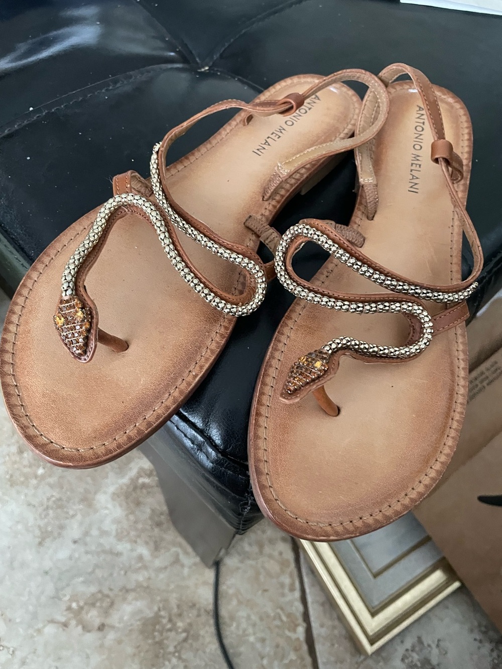 SNAKE SANDALS